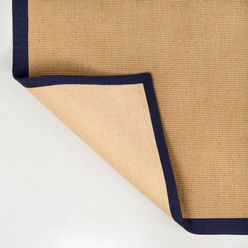 Camden Farmhouse Cottage Border Jute Area Rug